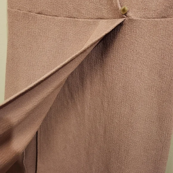 Madewell Cross Button Wrap Dress - Size Small - Lavender - Like New Blush Pink - Picture 7 of 10